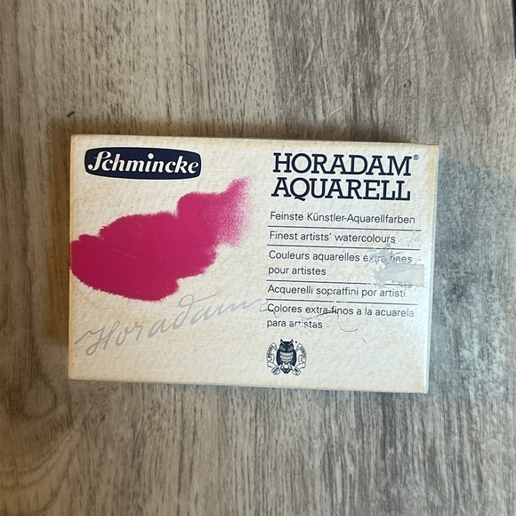 Schmincke - HORADAM AQUARELL Small Color Box of 8 Small Pan Watercolors 74 408 - Picture 5 of 6